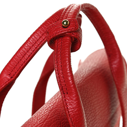 3.1 Phillip Lim Textured Calfskin Medium Pashli Satchel Red 12 of 16