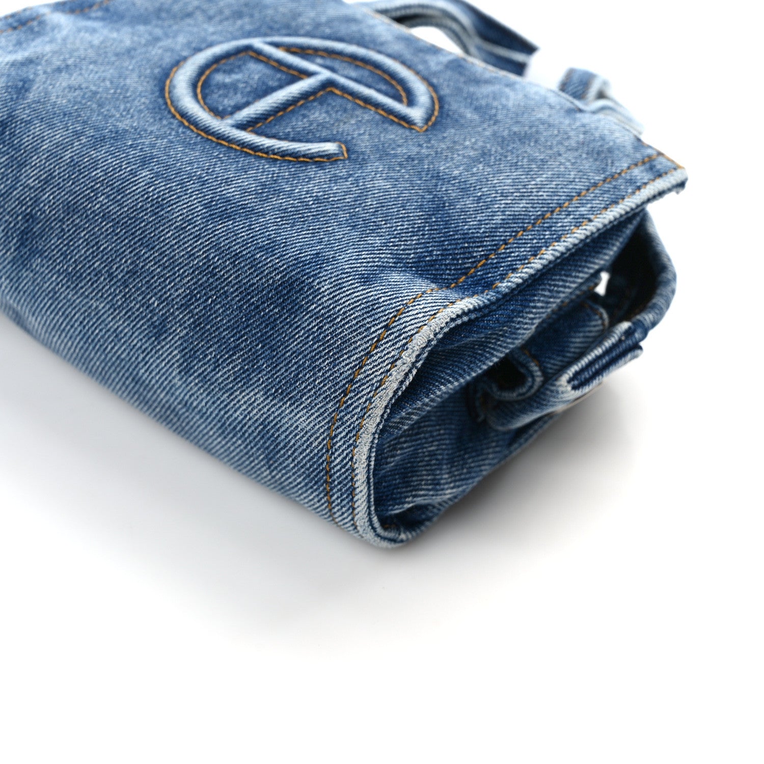 Telfar Denim Small Shopping Bag Blue 12 of 14