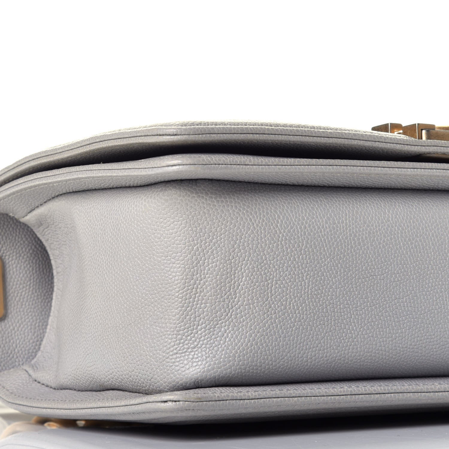 Chanel Caviar Quilted Medium Boy Flap Grey 8 of 10