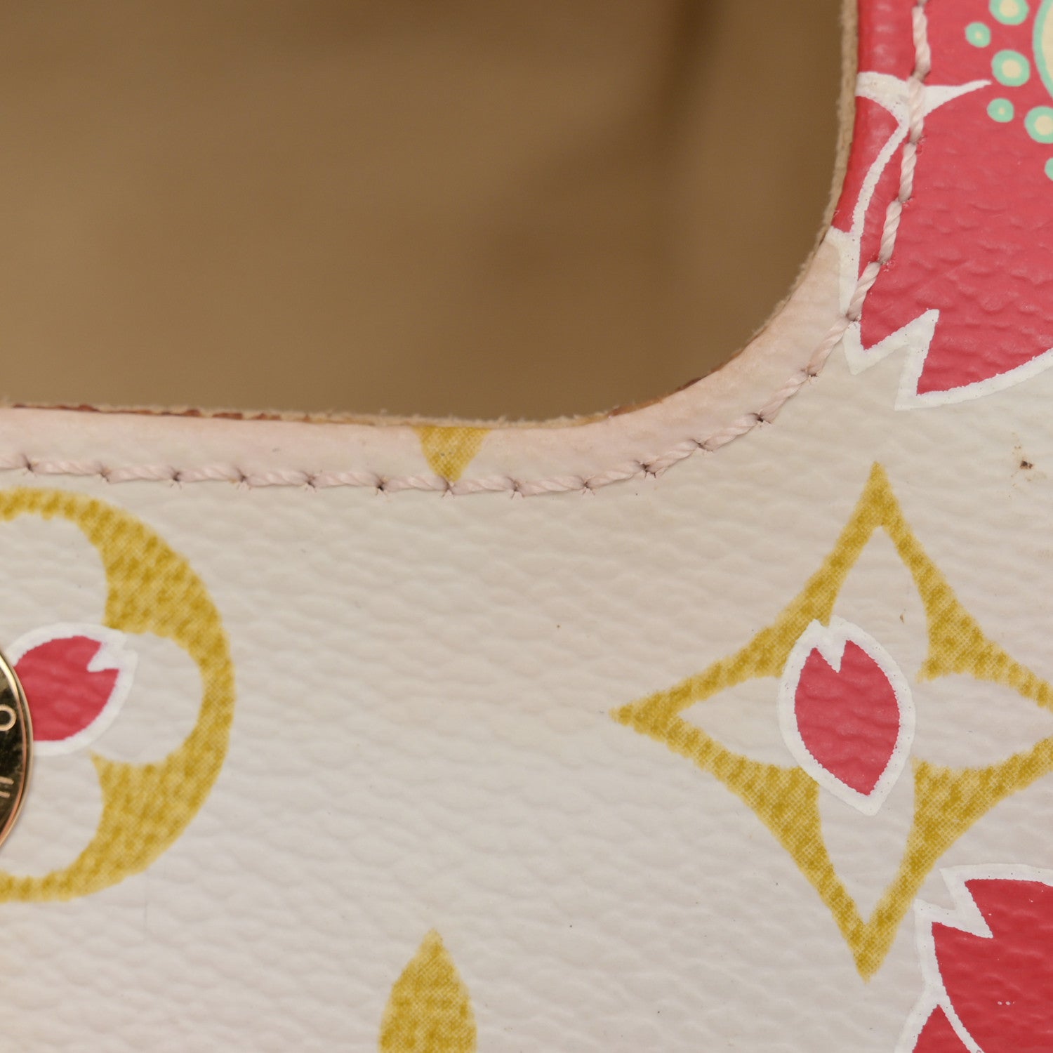 Louis Vuitton LOUIS VUITTON Monogram Cherry Blossom Papillon Red Creme 12 of 14