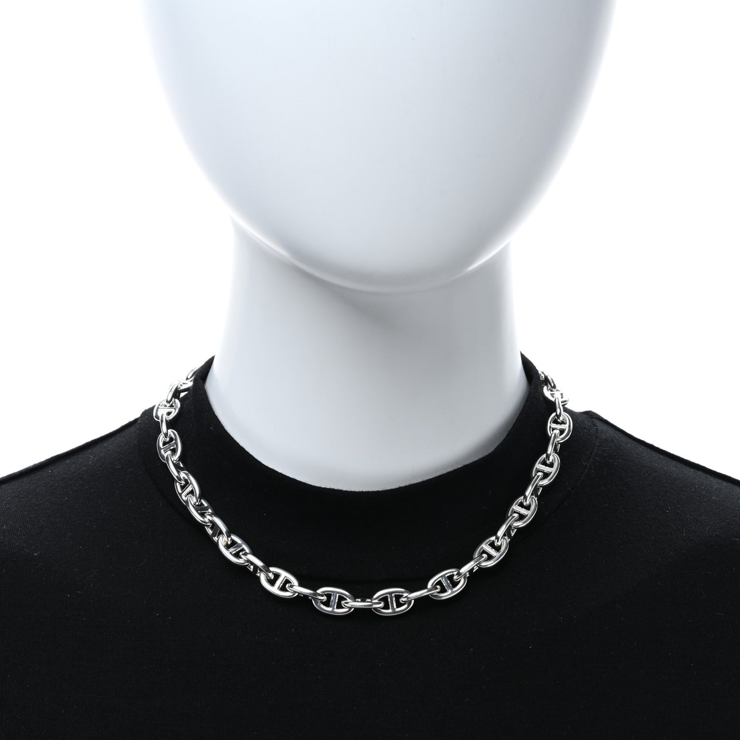 Sterling Silver Amulette Chaine d'Ancre Necklace PM