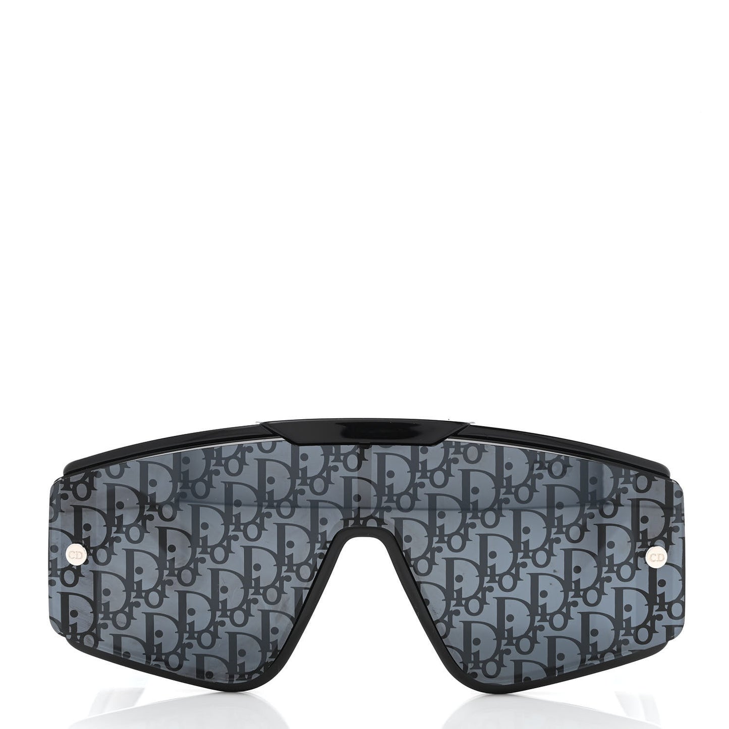 Acetate Diorxtrem MU Oblique Mask Sunglasses Black