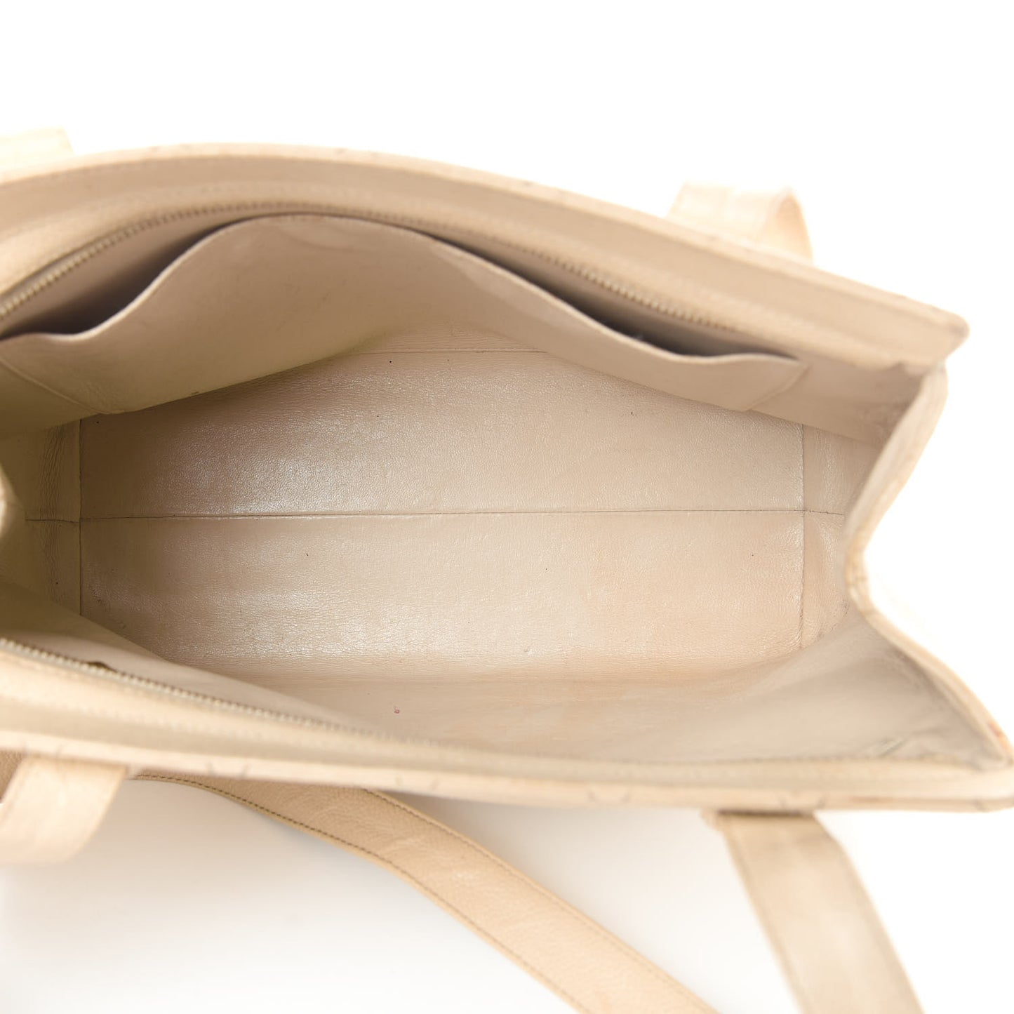 Caviar Stitched Tote Beige