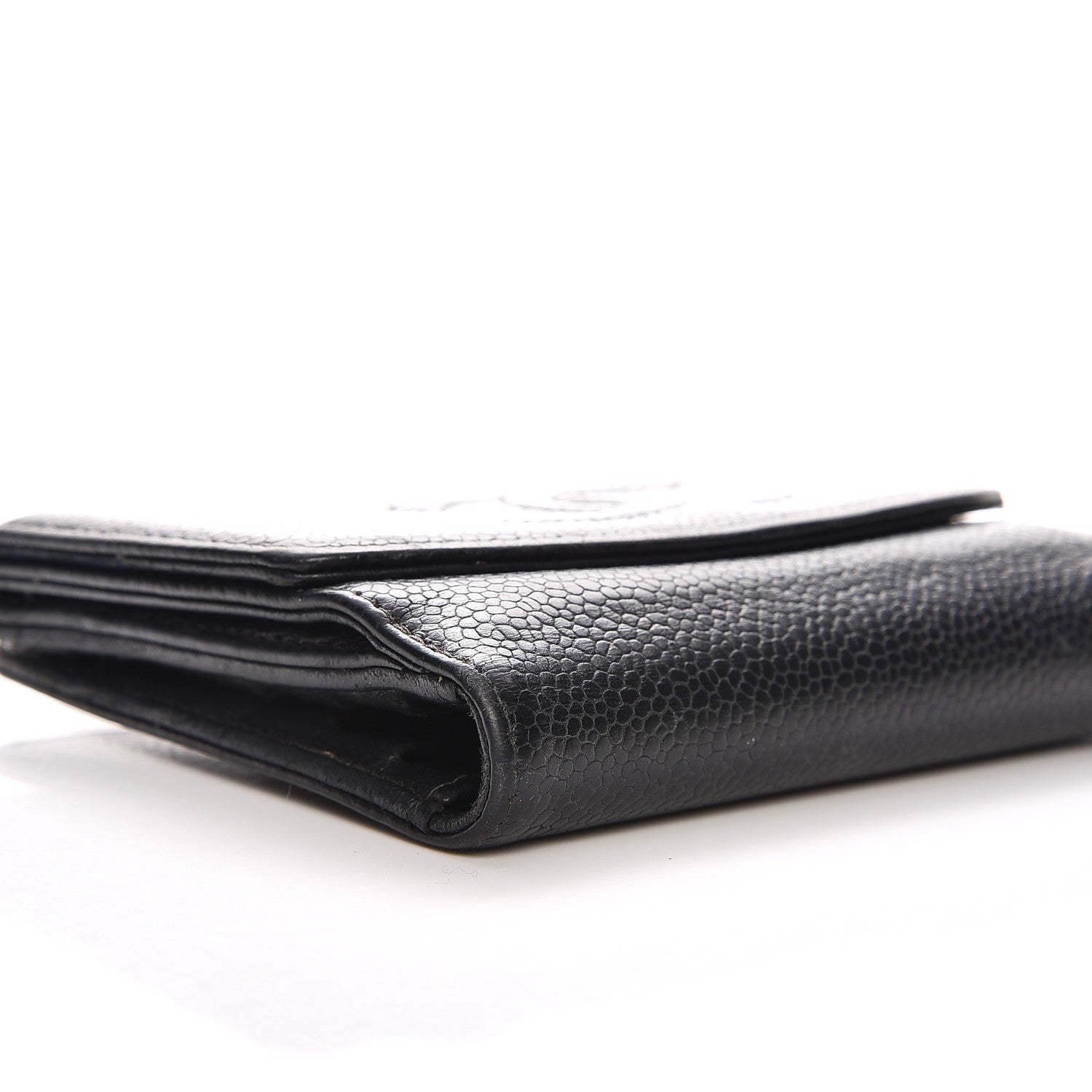 Chanel Caviar Timeless CC Compact French Wallet Black 12 of 16