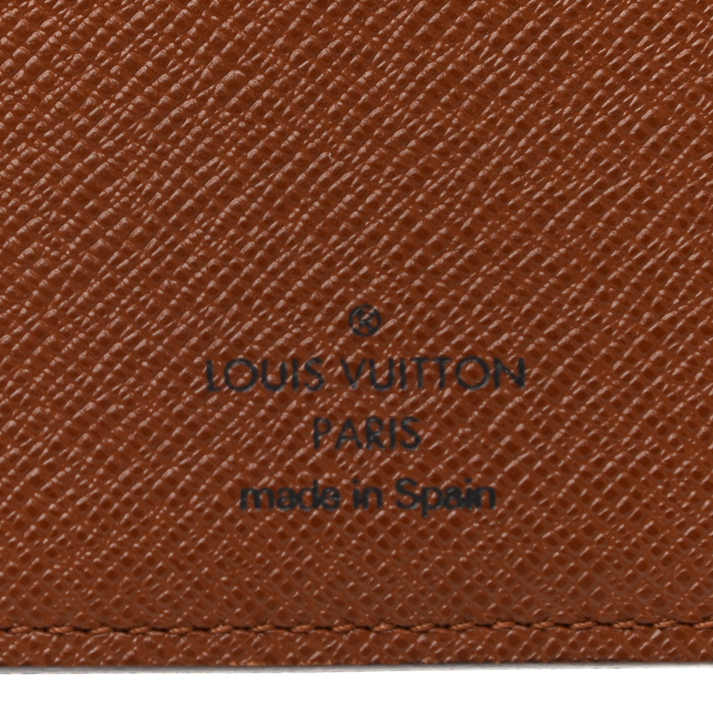 Monogram Desk Agenda Cover