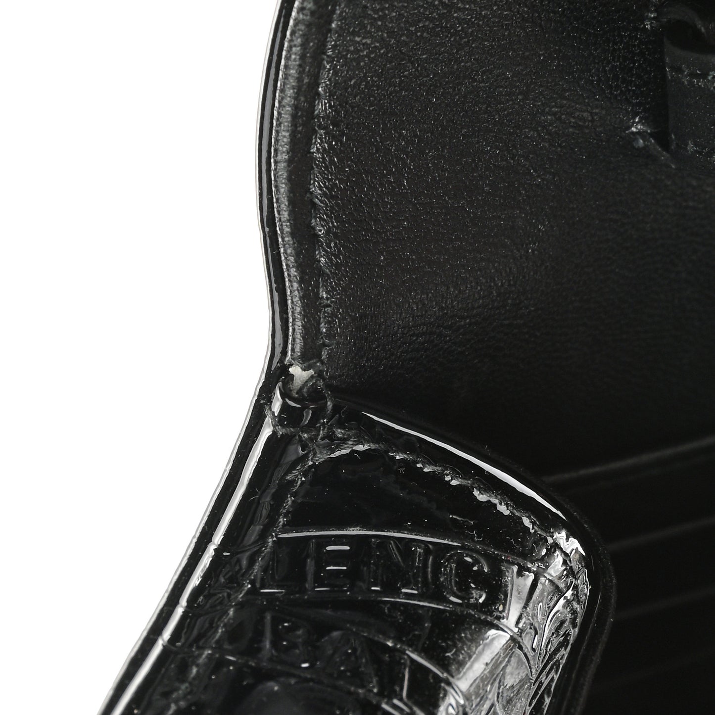 Patent Losange Monogram Embossed BB Wallet On Chain Black