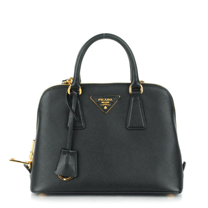 Prada Saffiano Lux Small Promenade Tote Black 1 of 8