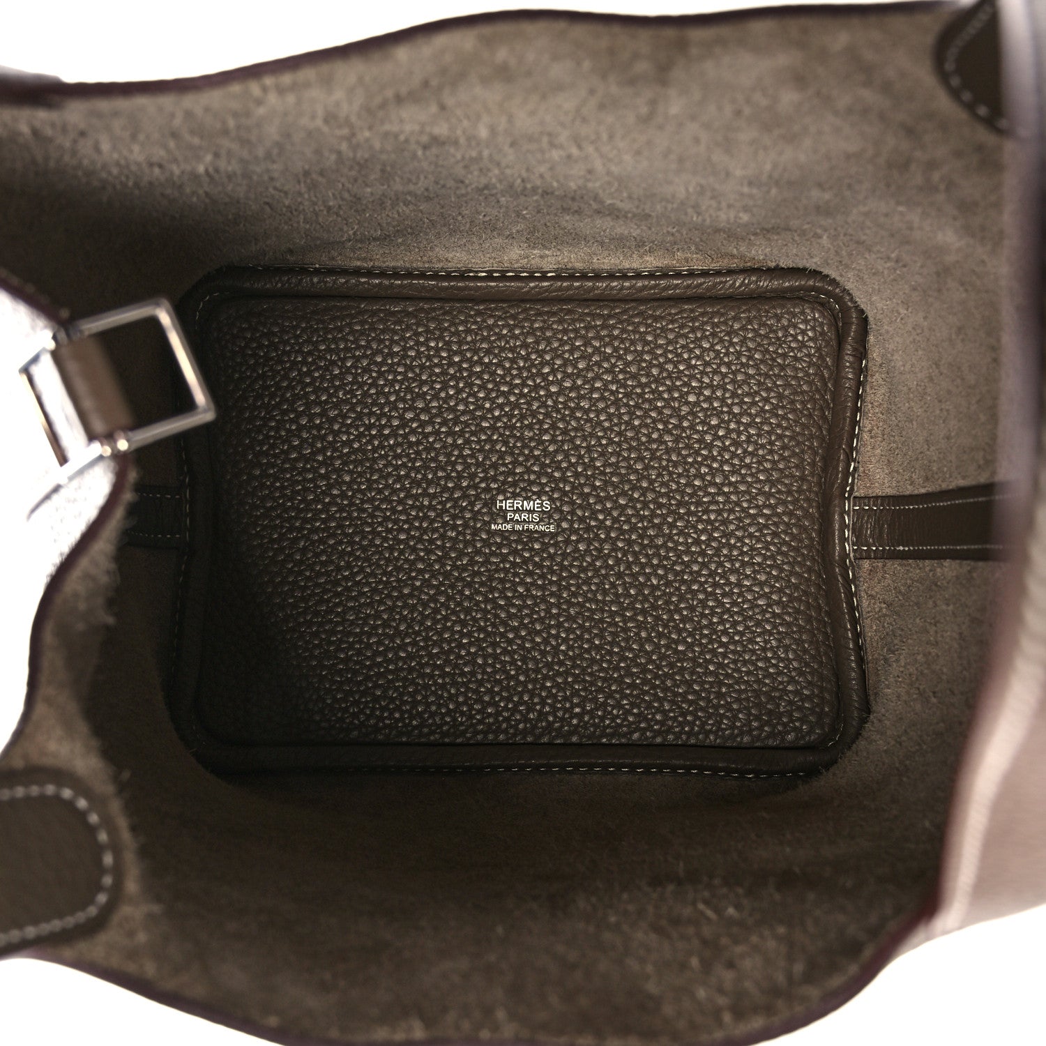 Hermes Taurillon Clemence Picotin Lock 18 PM Etoupe 5 of 10