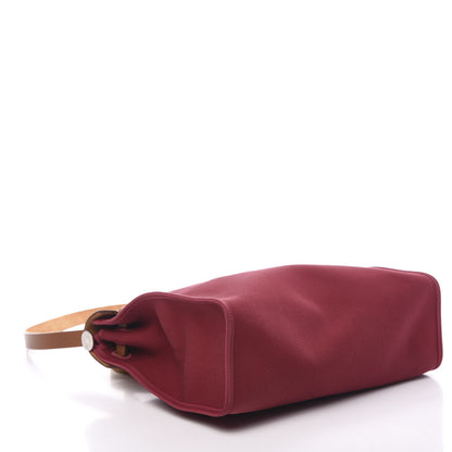 Hermes Vache Hunter Toile Herbag Zip 31 PM Rubis 4 of 11