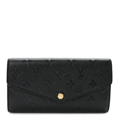 Louis Vuitton Empreinte Sarah Wallet NM Black 1 of 6