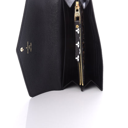 Louis Vuitton Monogram Giant Jungle Sarah Wallet Black 5 of 8
