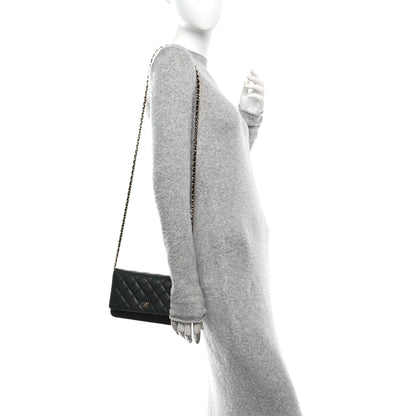 Chanel Caviar Quilted Wallet on Chain WOC Black 2 of 11
