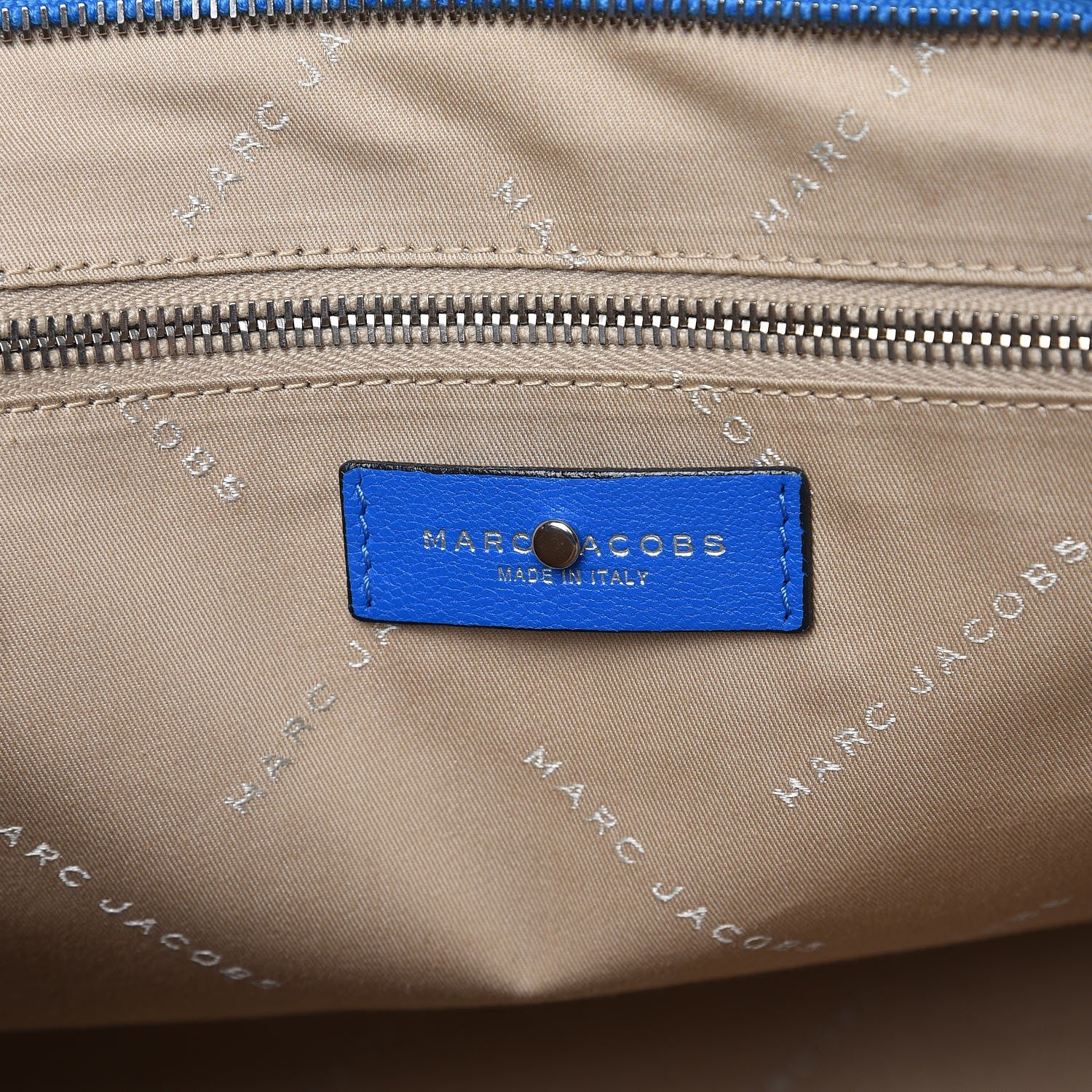 Marc Jacobs Lambskin Calf Hair Medium Serengeti Wellington Blue 6 of 10