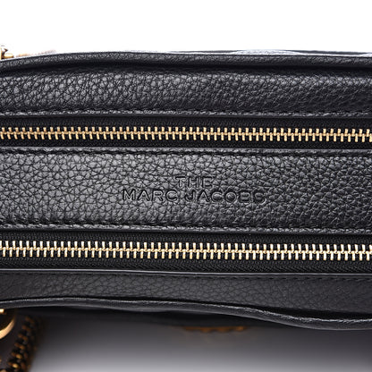 Marc Jacobs Grained Calfskin Quilted Double Stitched The Status Shoulder Bag Black 9 of 12