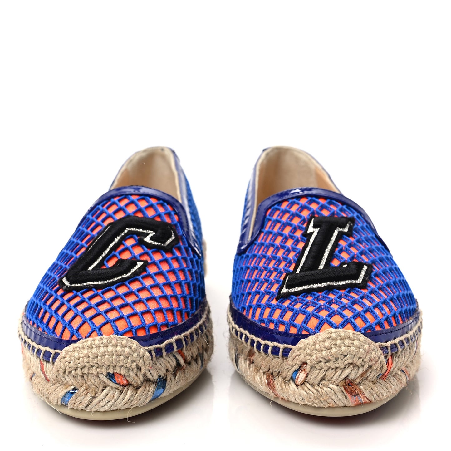 Neo Resille Patent Ivy Espapop Flat Espadrilles 36 Orange Elixir