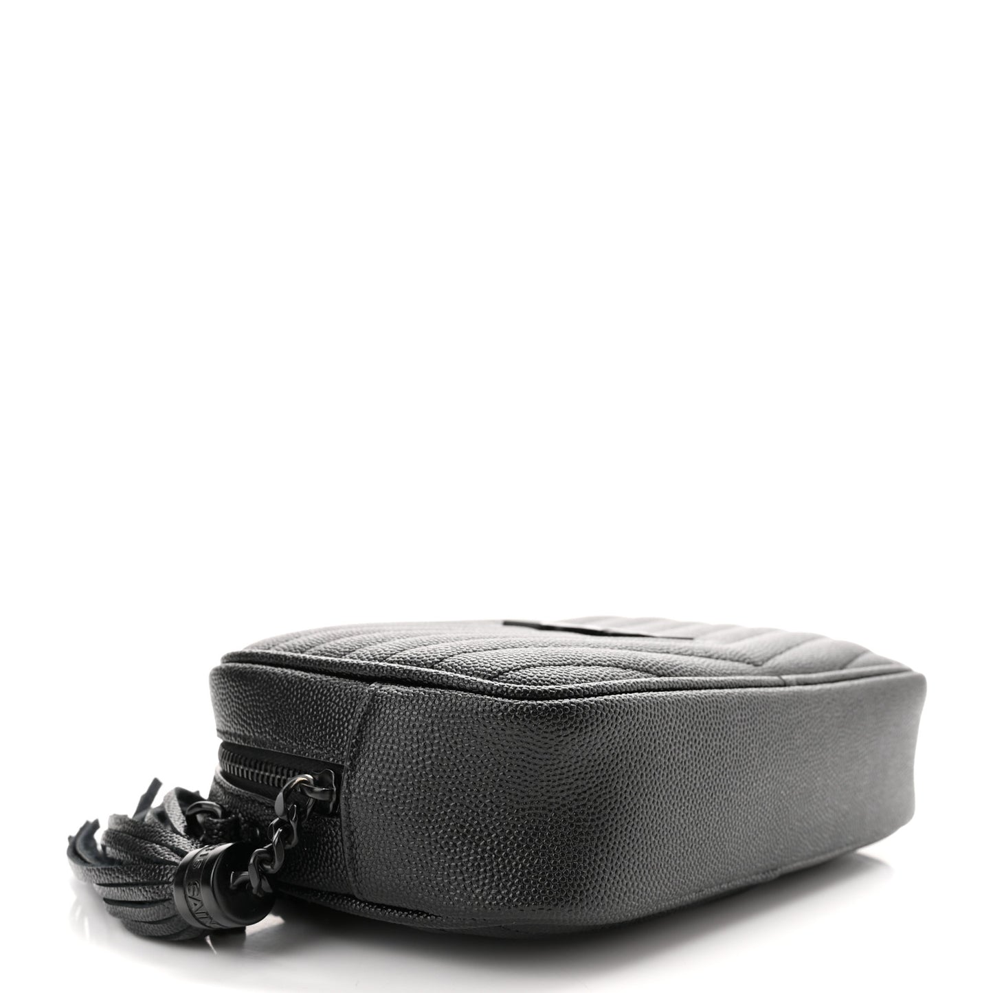 Grain De Poudre Matelasse Monogram Mini Lou Camera Bag Black