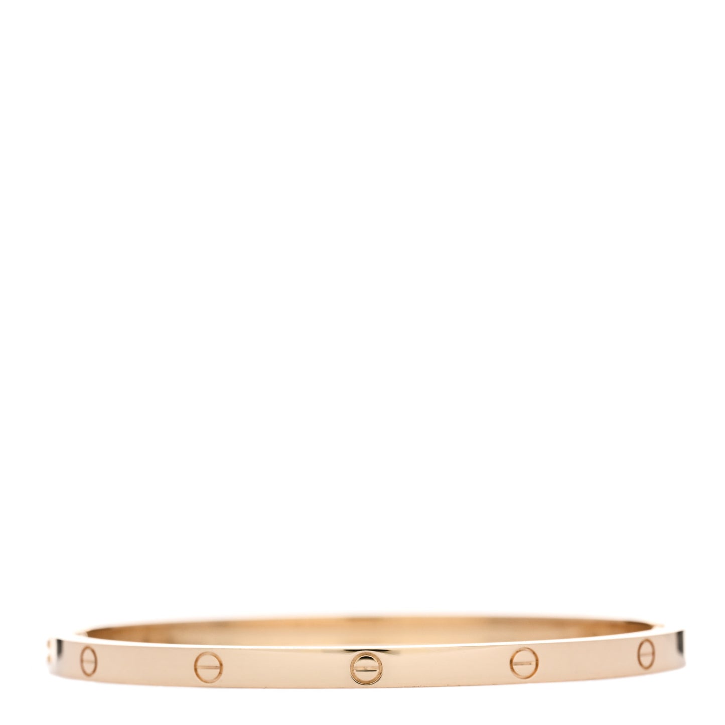 18K Yellow Gold Small LOVE Bracelet 17