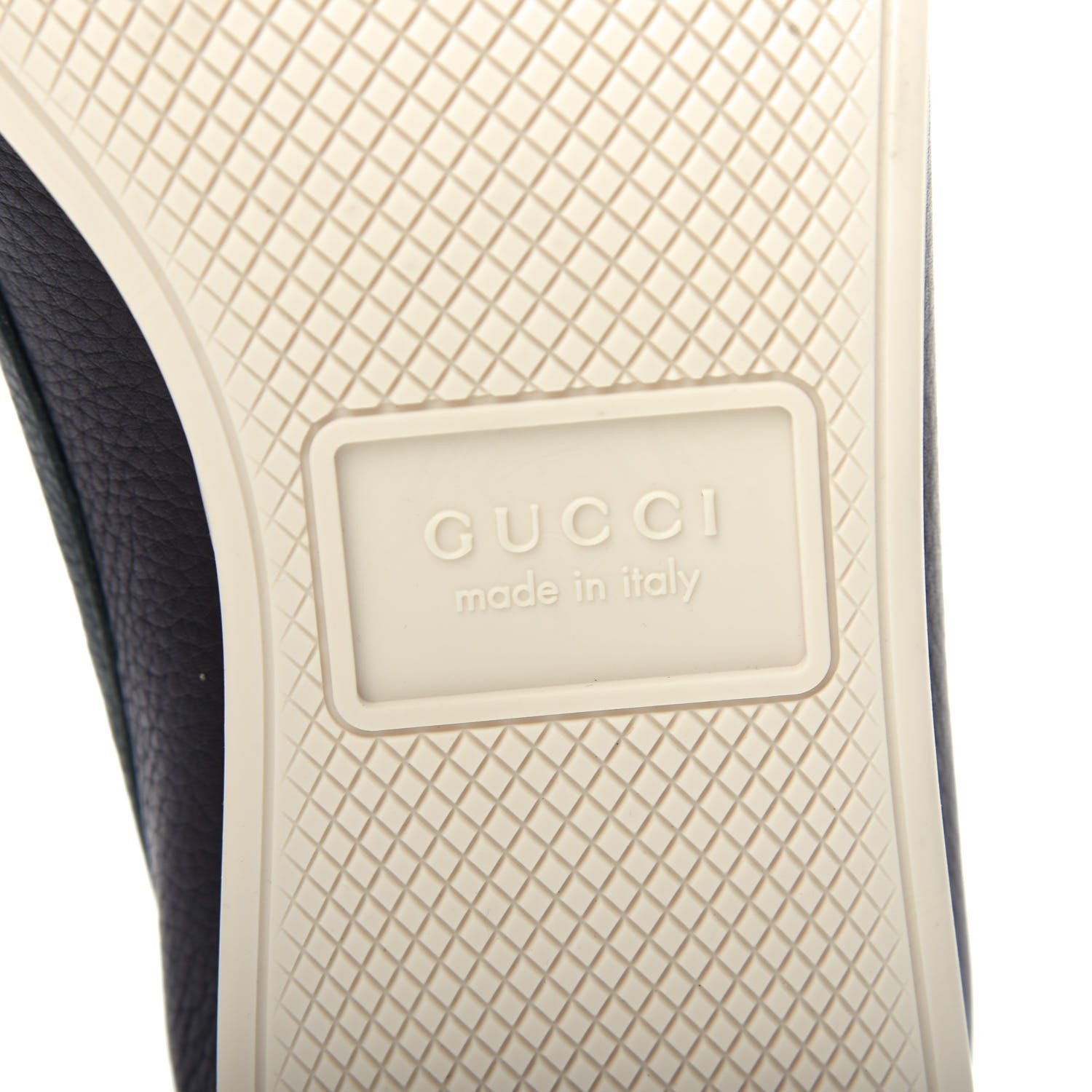 Gucci Calfskin Mens Web Falacer Sneakers 8.5 Black 9 of 10