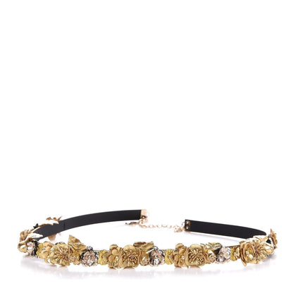 Chanel Metallic Lambskin CC Belt 75 30 Gold 1 of 8