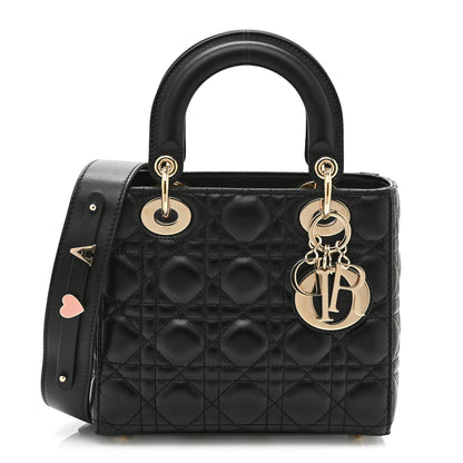 Christian Dior Lambskin Cannage Small My ABCDior Lady Dior Black 1 of 10