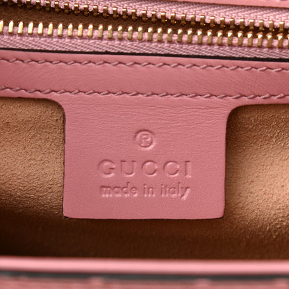 Gucci Guccissima Signature Medium Padlock Shoulder Bag Rose Baby Candy 6 of 13