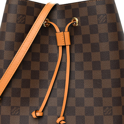 Louis Vuitton Damier Ebene Neonoe MM Safran 7 of 9