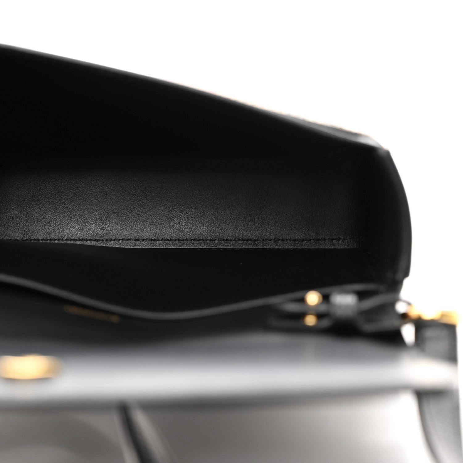 Burberry Calfskin Vintage Check New Hampshire Bag Black 5 of 11