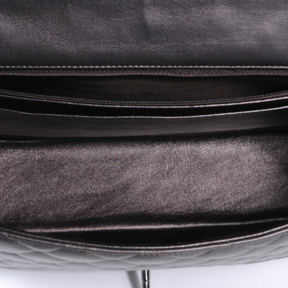 Chanel Lambskin Maxi Single Flap Flap Dark Grey 5 of 8