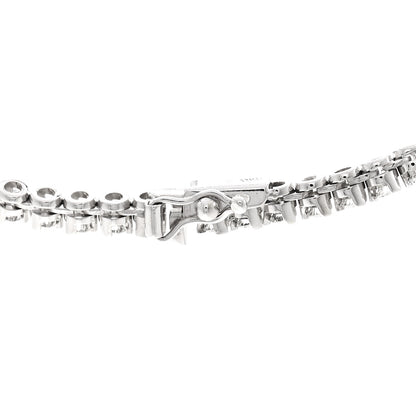 Parker & West by FASHIONPHILE 14K White Gold Diamond 10.03ctw Graduated Necklace 4 of 5