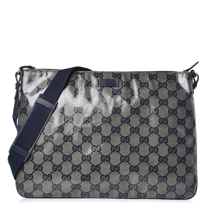 Gucci Crystal Monogram Messenger Bag Navy 1 of 10