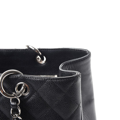 Chanel Caviar Quilted Grand Shopping Tote GST Black 12 of 20