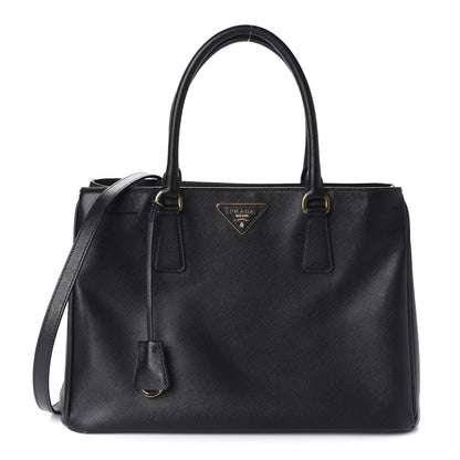 Prada Saffiano Lux Medium Tote Black 1 of 11