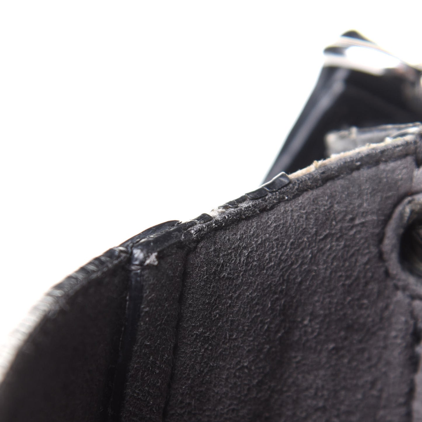 Grained Calfskin Visetos Medium Sarah Hobo Black