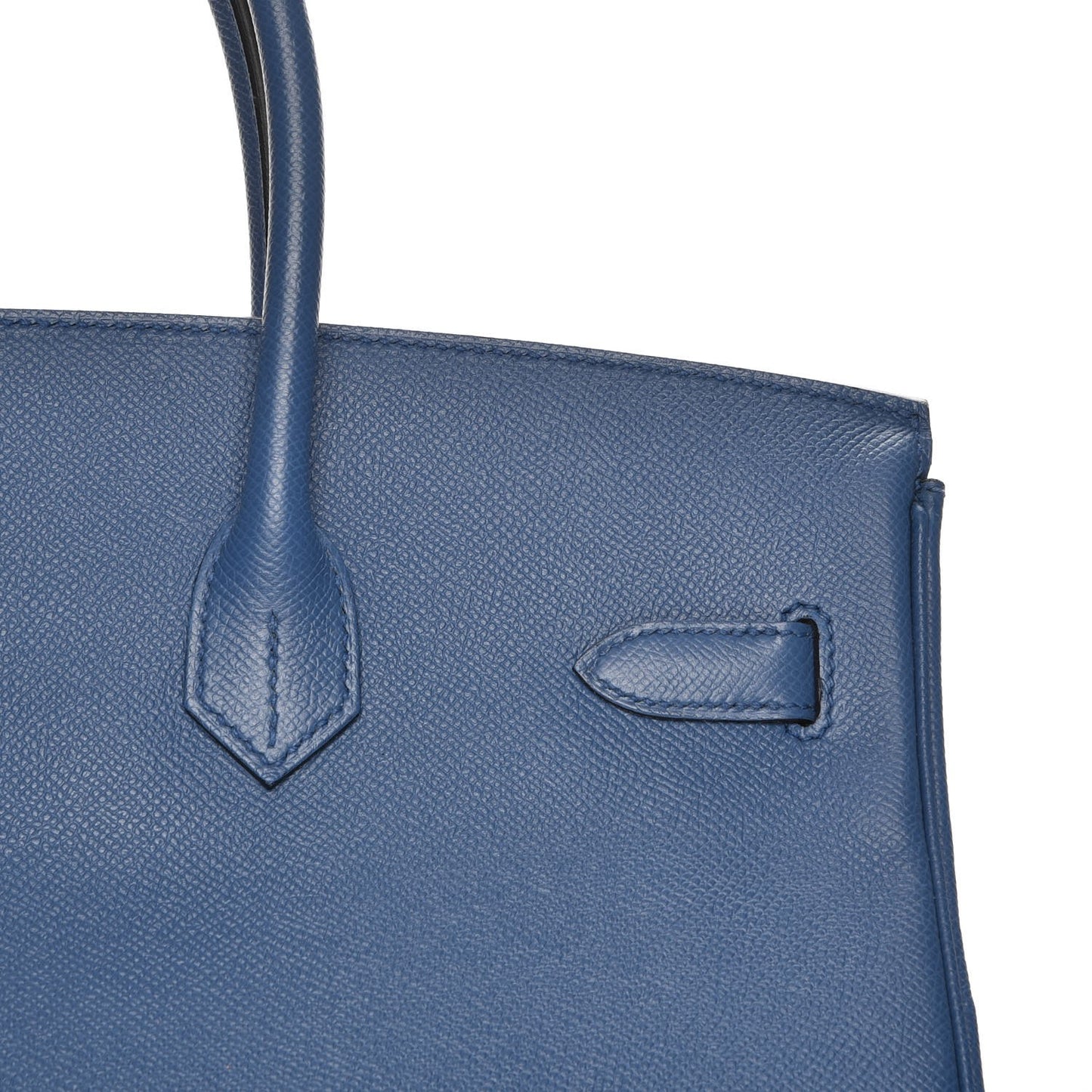 Epsom Birkin 35 Bleu Agate