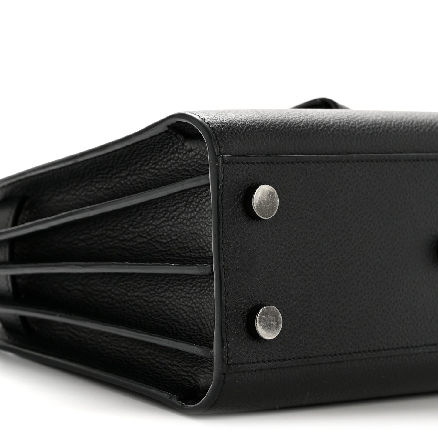 Calfskin Nano Sac De Jour Black