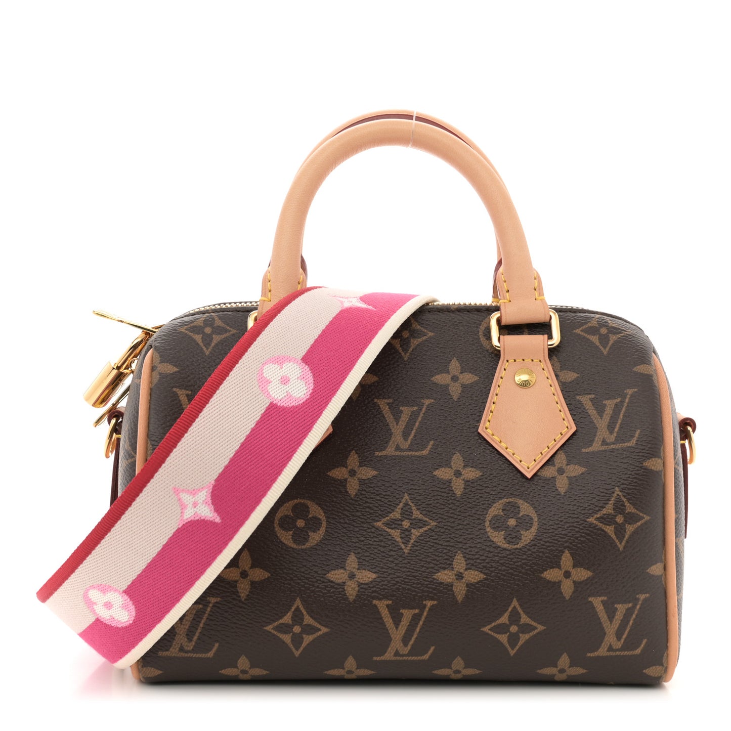 Monogram Speedy Bandouliere 20 Fuchsia