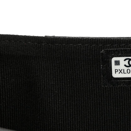 Chanel Caviar Quilted Crystal CC Medium Flap Wallet Black 8 of 9