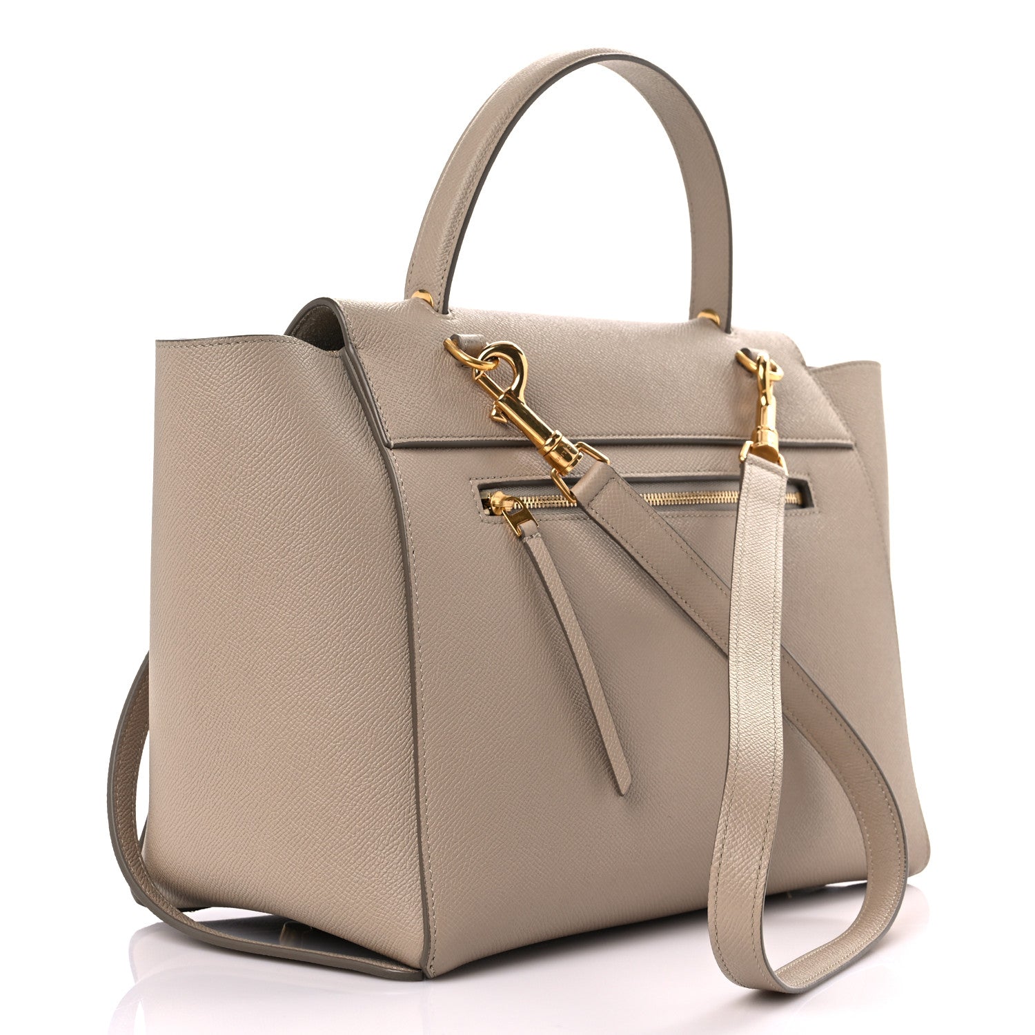 Celine Grained Calfskin Mini Belt Bag Light Taupe 3 of 14