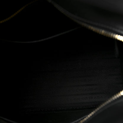 Prada Saffiano City Calfskin Medium Esplanade Tote Black 5 of 9