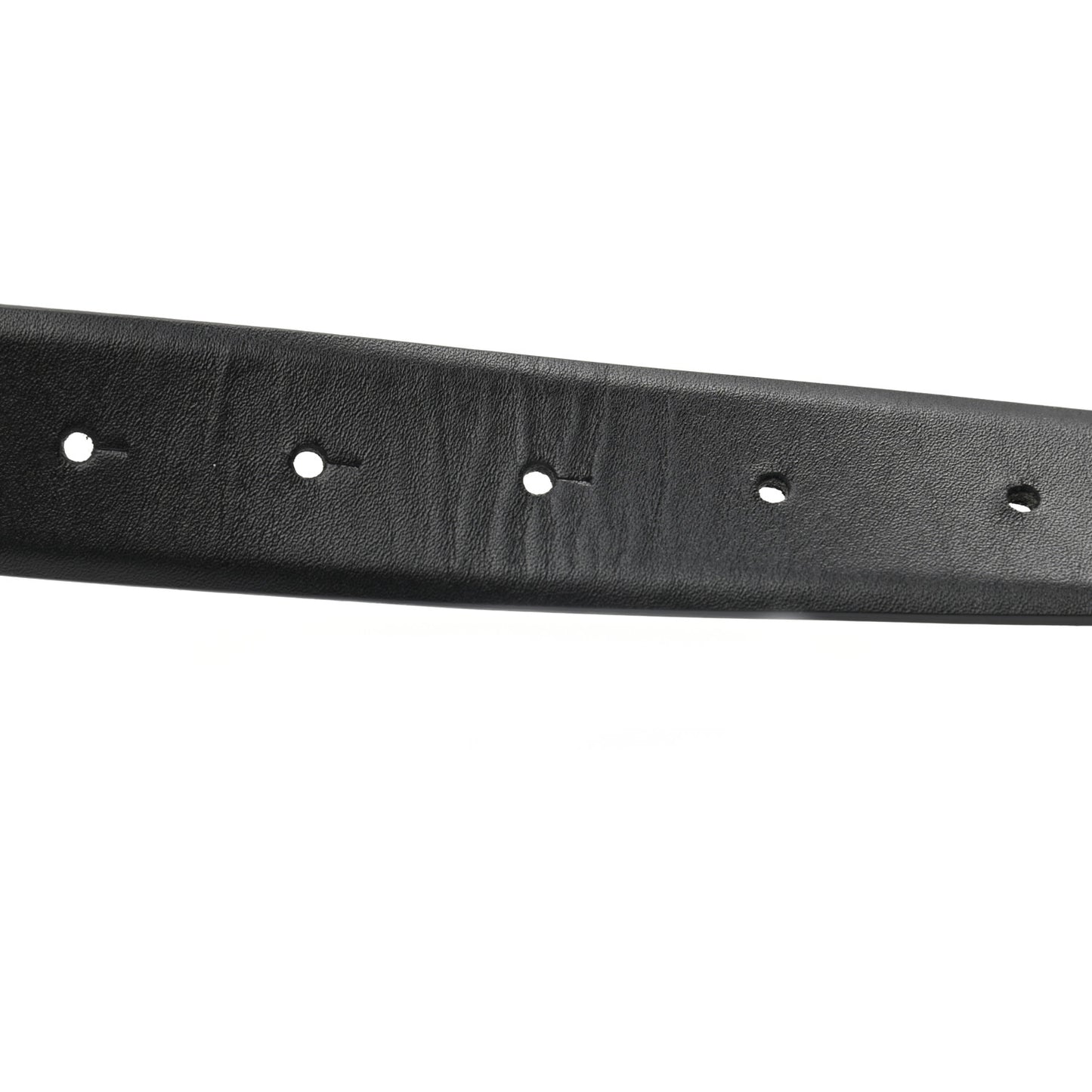 Calfskin Crystal Metal Quilted CC Belt 80 32 Black