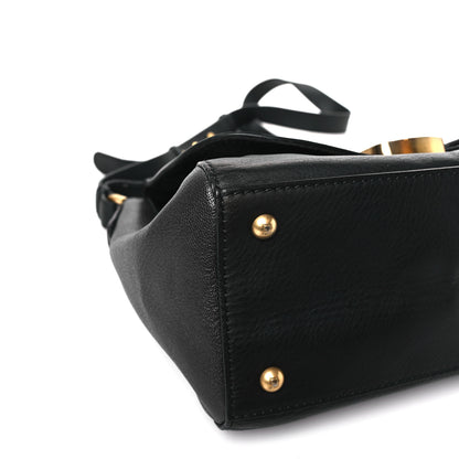 Fendi Vitello Dolce Marmol Anna Shoulder Bag Black 8 of 9
