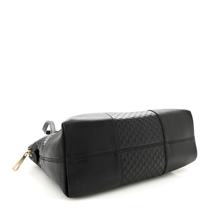 Gucci Soft Microguccissima Medium Bree Shoulder Bag Black 4 of 10