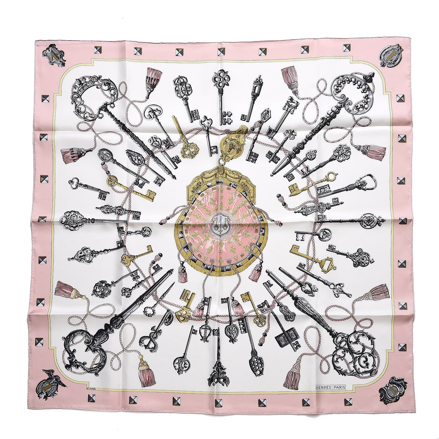 Silk Les Cles Scarf 90