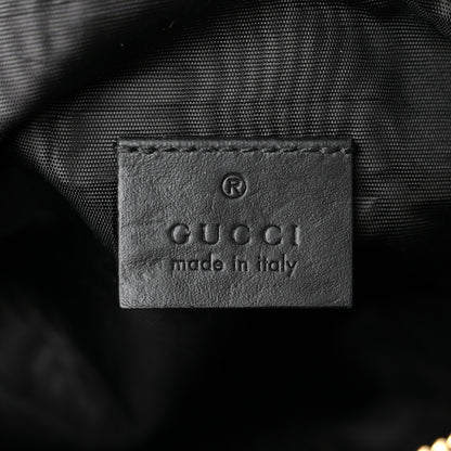 Gucci Suede Patent Web Mini Ophidia Shoulder Bag Nocciola Black 6 of 10