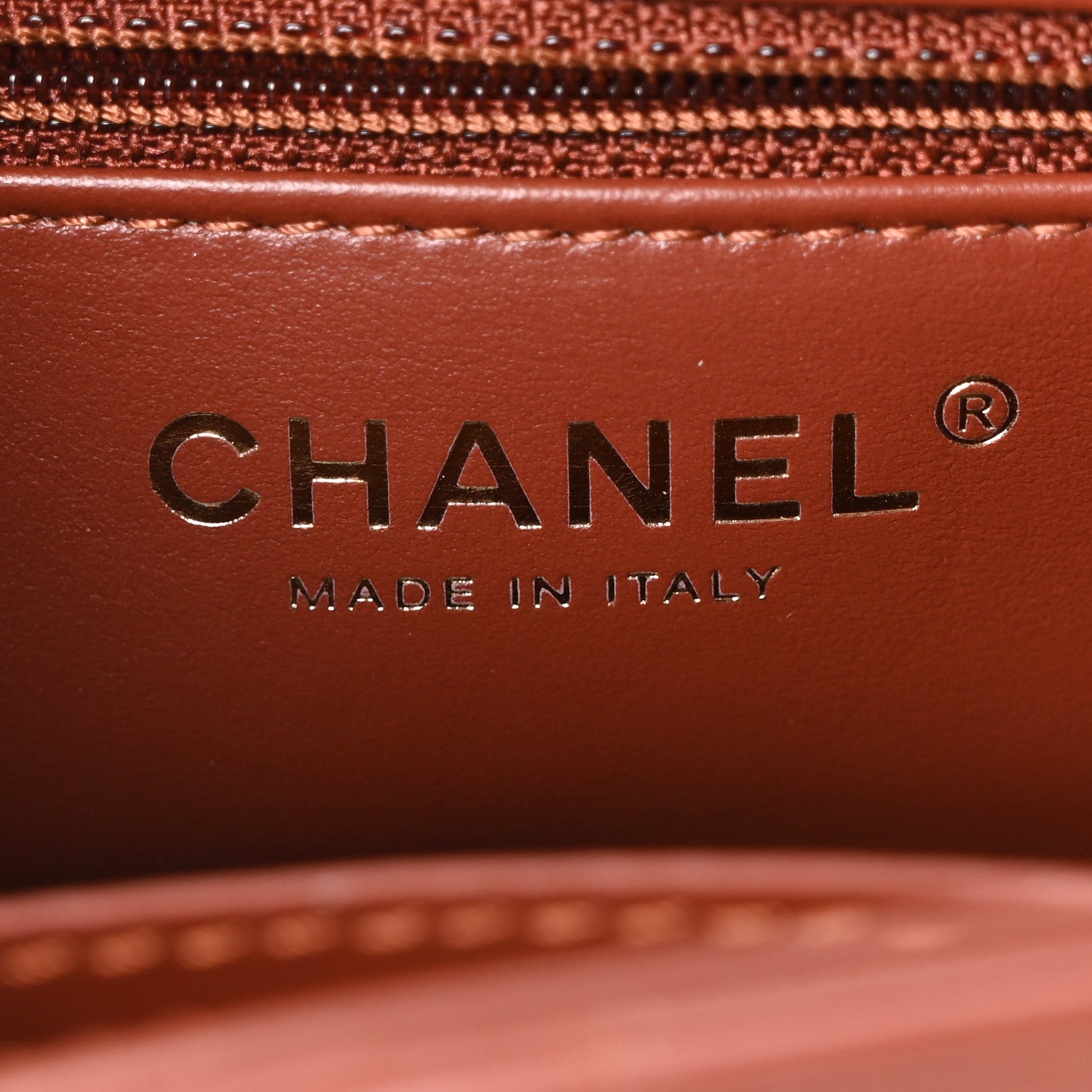 Chanel Shiny Aged Calfskin Quilted Nano Kelly Shopper Brown 6 of 11