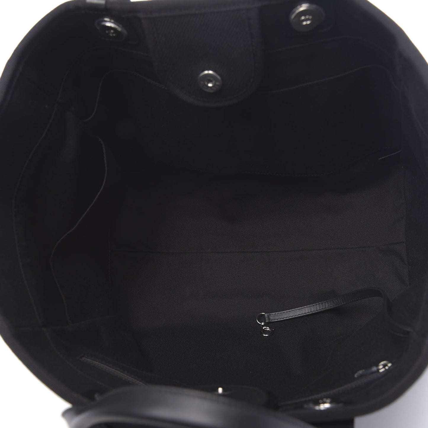 Canvas Pearl Medium Deauville Tote Black