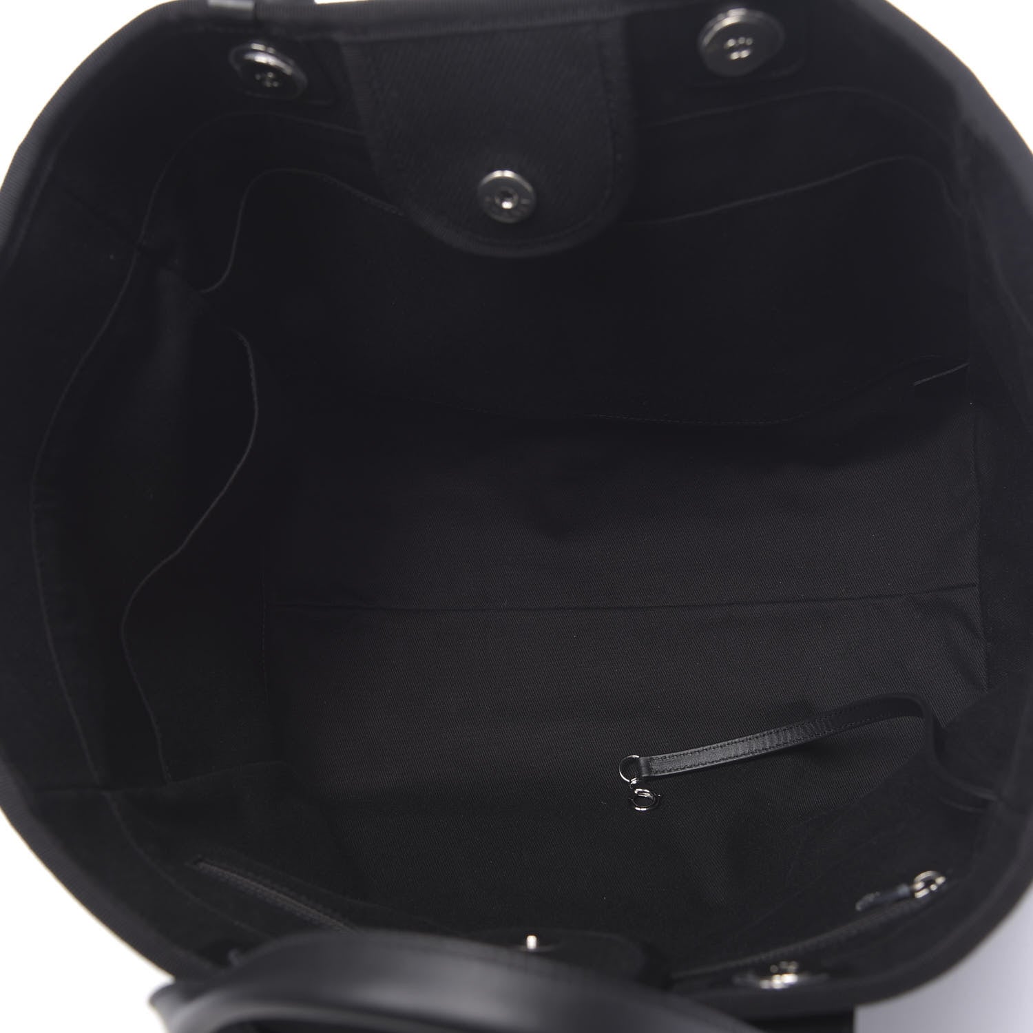 Chanel Canvas Pearl Medium Deauville Tote Black 6 of 12