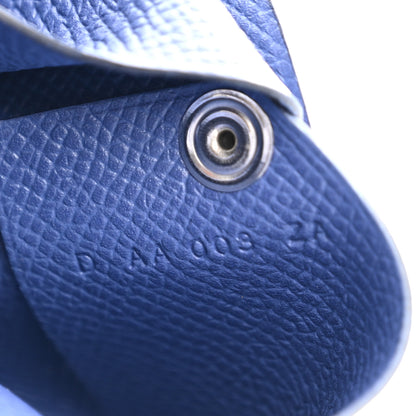 Hermes Epsom Calvi Card Case Deep Bleu 7 of 8