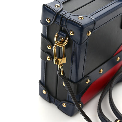 Louis Vuitton LOUIS VUITTON Monogram Malletage Print Petite Malle Marine Rouge 15 of 15