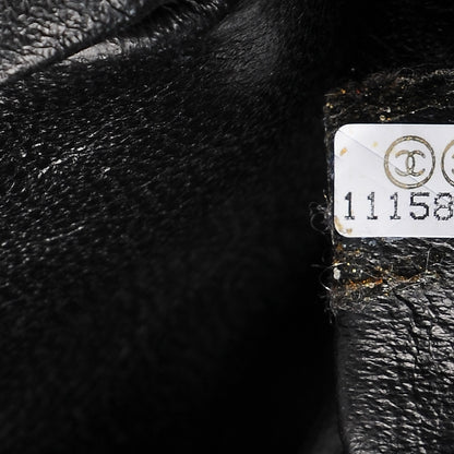Chanel Calfskin Diagonal Ligne Tote Black 9 of 15